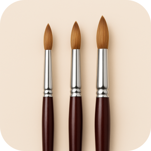 Akrilik Fırçaları